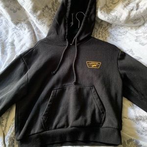 Vans Black Cropped Hoodie